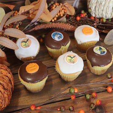 Halloween Iced Queen Cakes (6)