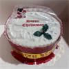 5" Christmas Cake (Iced on top)