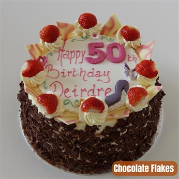 Fresh Cream Birthday Cake