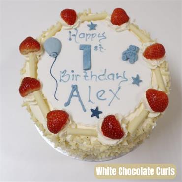 Fresh Cream Birthday Cake