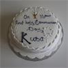 Madeira Communion Cake