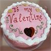 Valentine Mock Cream Cake (Pink)