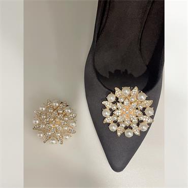 Aitana Gold Shoe Clips