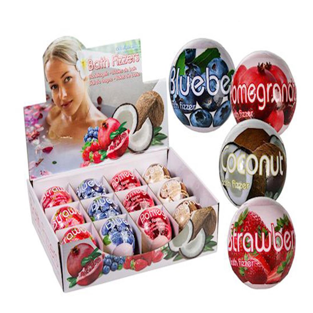 Fruit Scented Bath Bombs - Strawberry bath bomb, pomegranate bath bomb