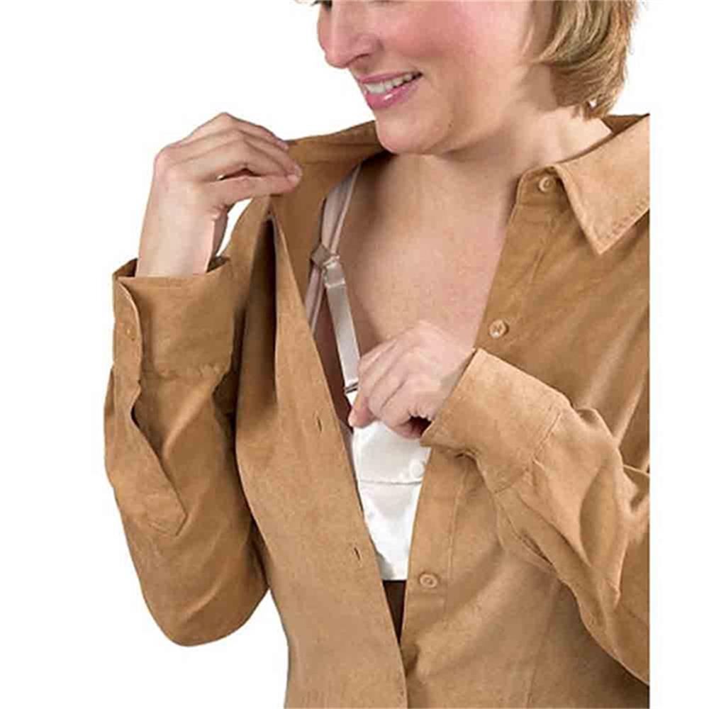 Protect valuables from pickpockets. Lightweight polyester bra pocket has a smooth satin finish