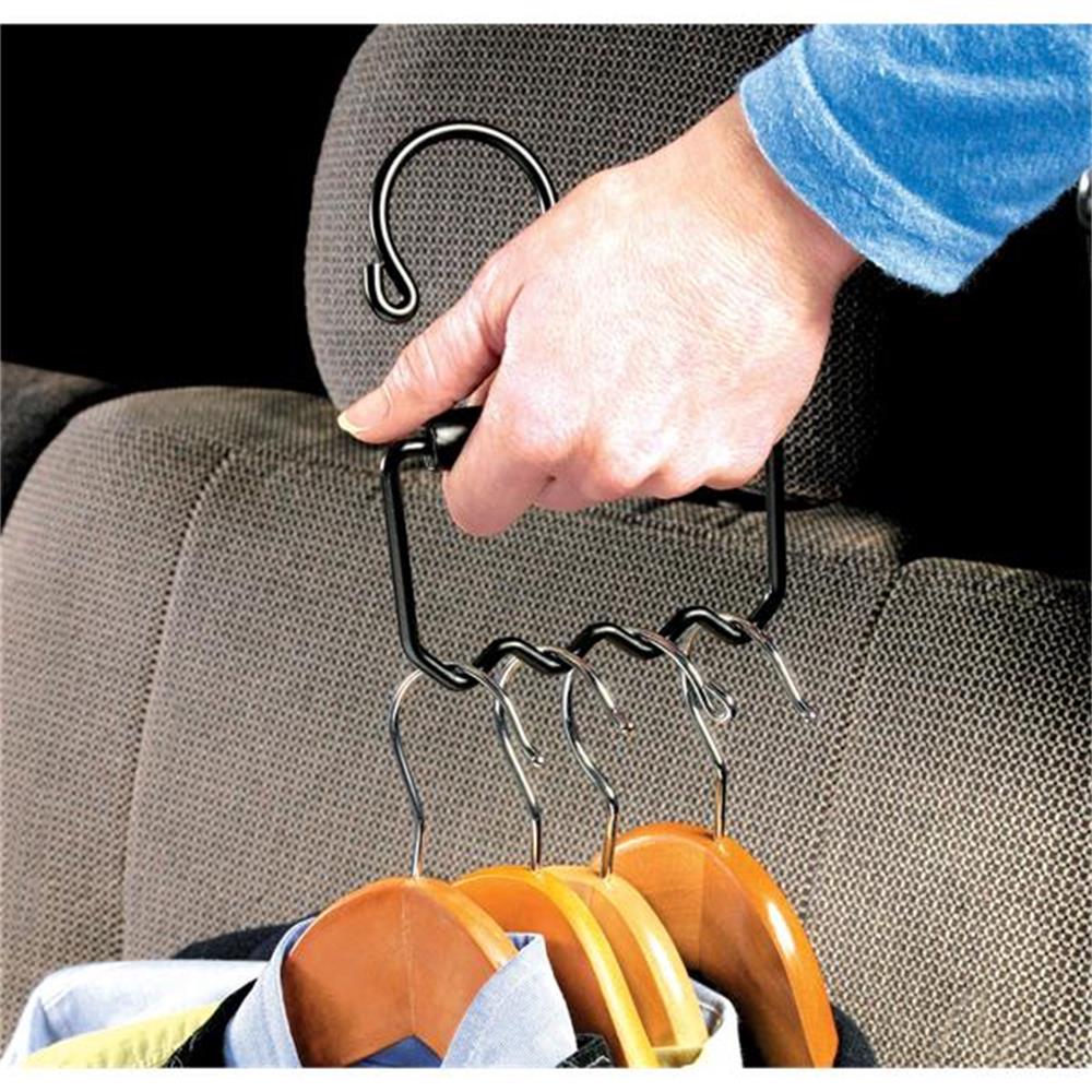 Car Clothes Hanger, Clothes Carrier Mini Hanger MultiPurpose Hook