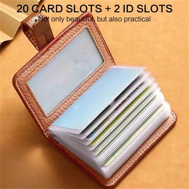 Soft Leather Card Holder Wallet