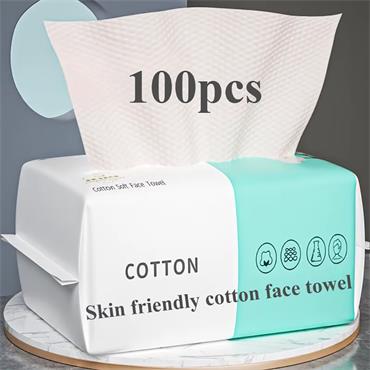 Cotton strong facial cleansing towels 100 pack
