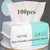 Cotton strong facial cleansing towels 100 pack