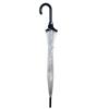 Large Deluxe Clear Umbrella with Black Trim
