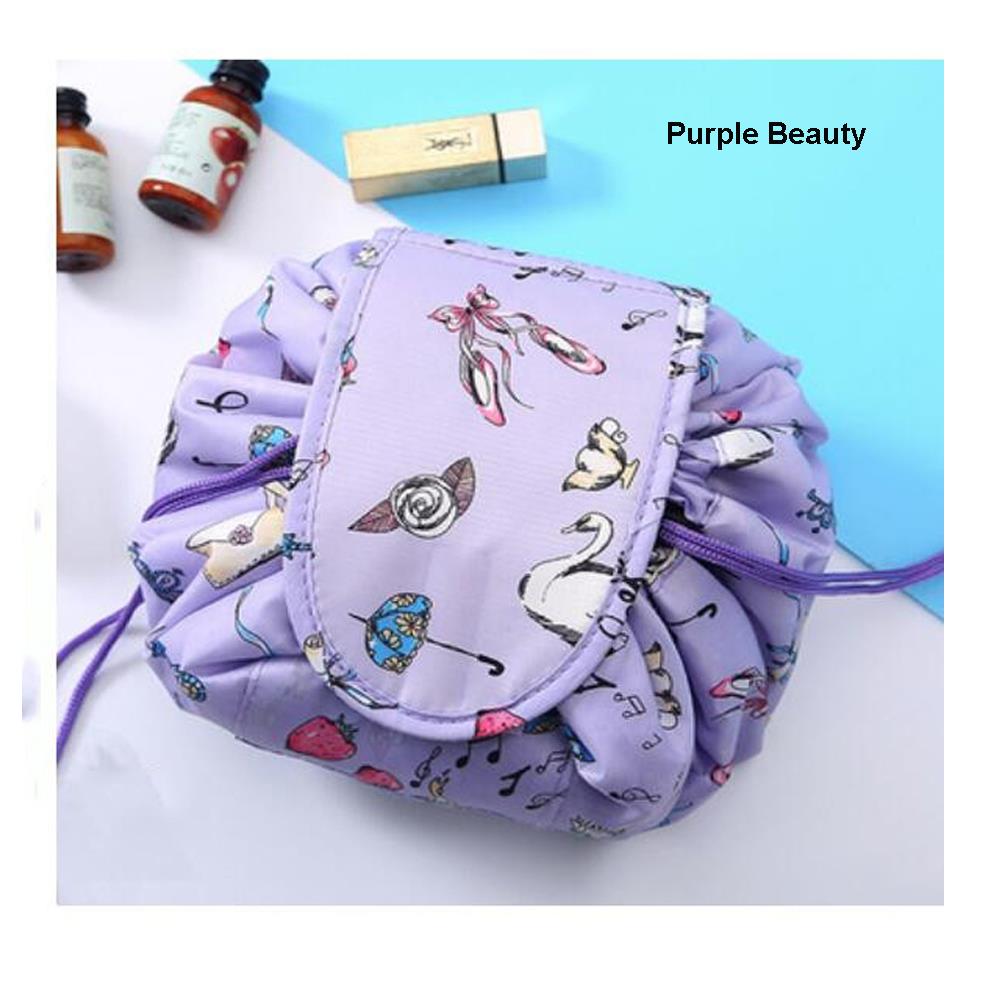 Amazon.com: drawstring makeup bag Drawstring Portable Makeup Bag, Travel Cosmetic Make Up Pouch, Toiletry