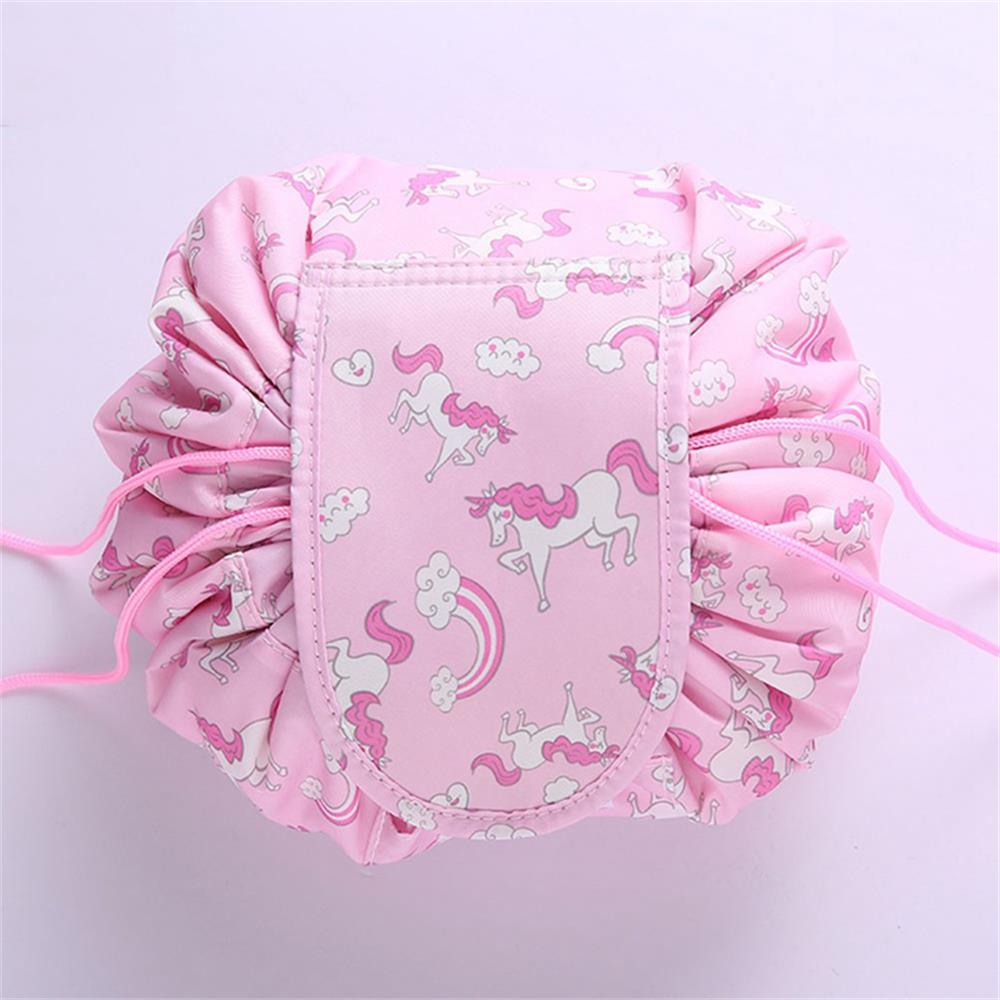 Drawstring Portable Makeup Bag, Travel Cosmetic Make Up Pouch, Toiletry