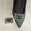 Emerald Shoe Clips