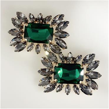 Emerald Shoe Clips