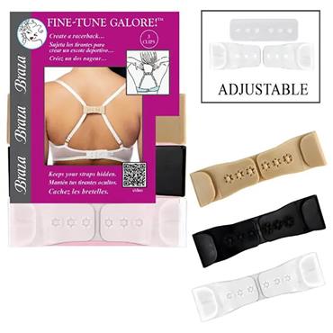Fine Tune Galore Adjustable Racerback Bra Clips 3 Pack