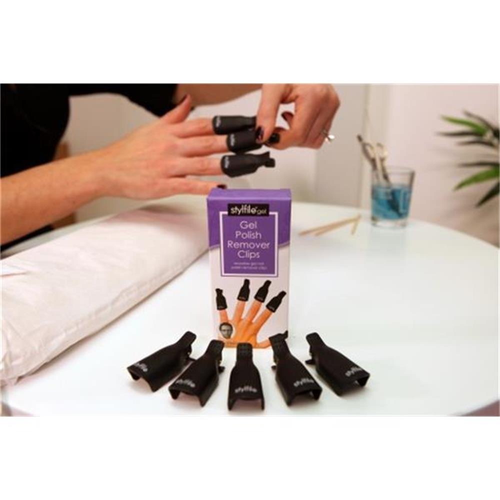 Reusable Gel Polish Remover Clips Stylfile Nail Clips Nail Clips