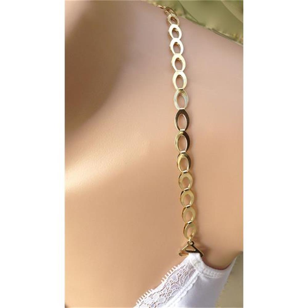 Strappys bra straps, Decorative Bra Straps, Gold Oval Bra Straps, Bra
