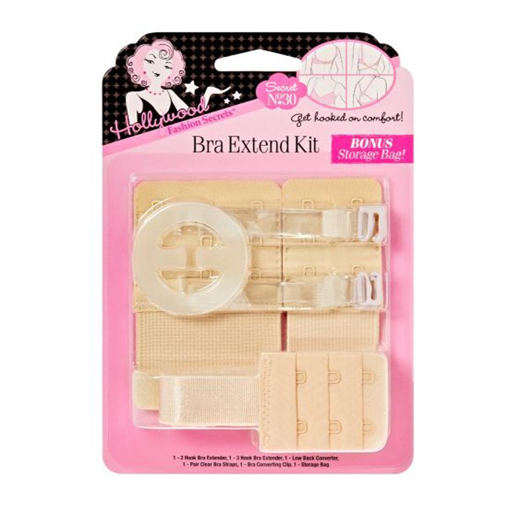 Hollywood Fashion Secrets Bra Extend Kit Bra Extender, Bra Clips, Low