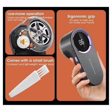 Rechargeable Lint Remover with Digital Display