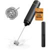 Rechargeable Electric Milk Frother with double whisk