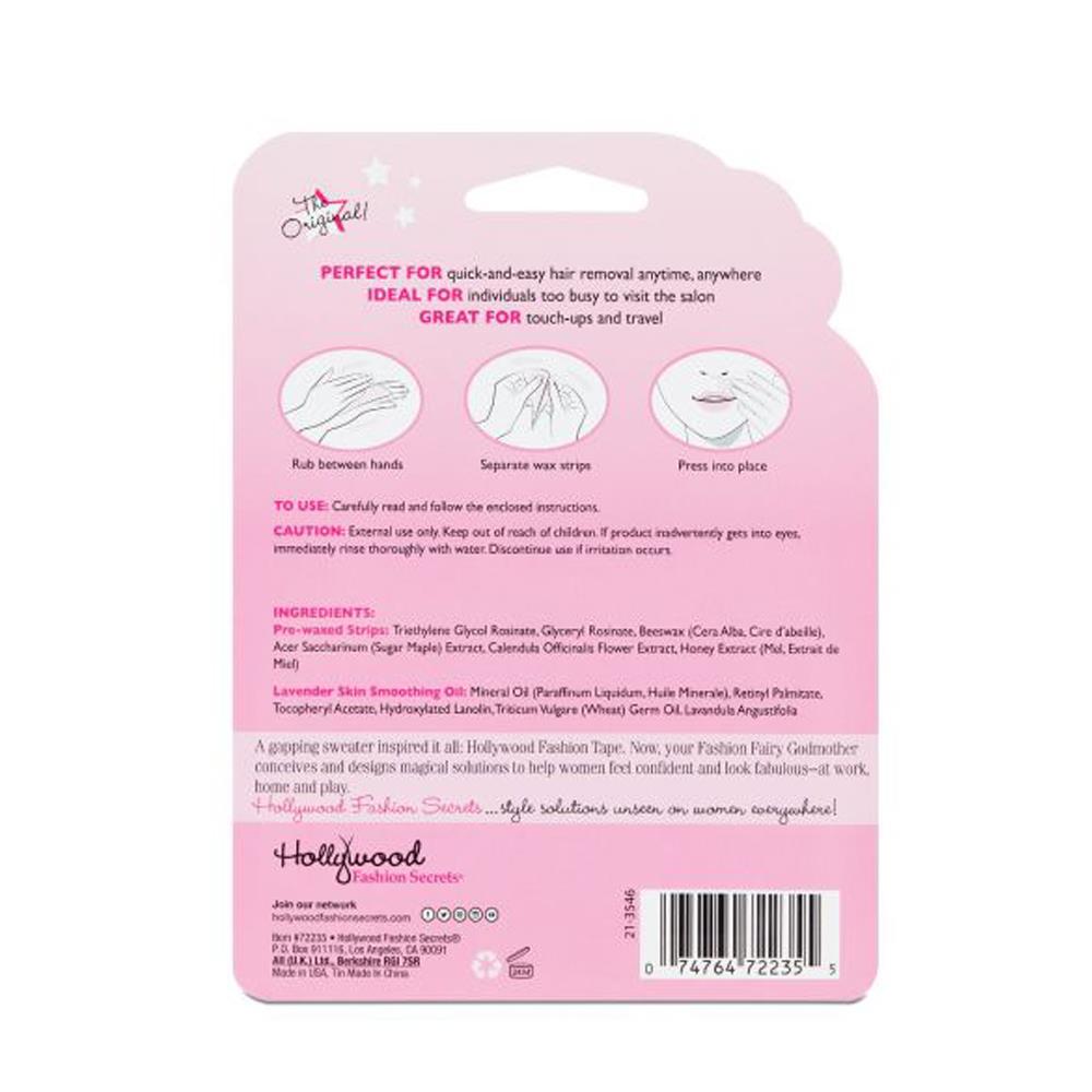 Hollywood Fashion Secrets, MustDash PreWaxed Strips, Upper Lip Hair