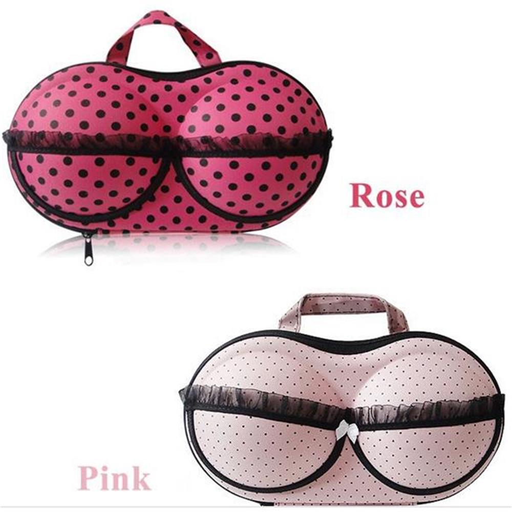 Bra Travel Bag Bra Travel Case Protect Underwire and Moulded Bras Underwear Travel Case
