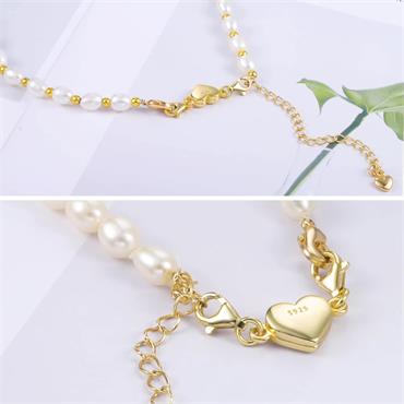 Necklace Strong Magnetic Clasp Heart Shape