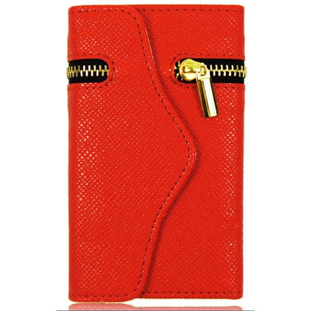 Luxury Zipper Leather Phone Case for Samsung Galaxy S4 and Samsung