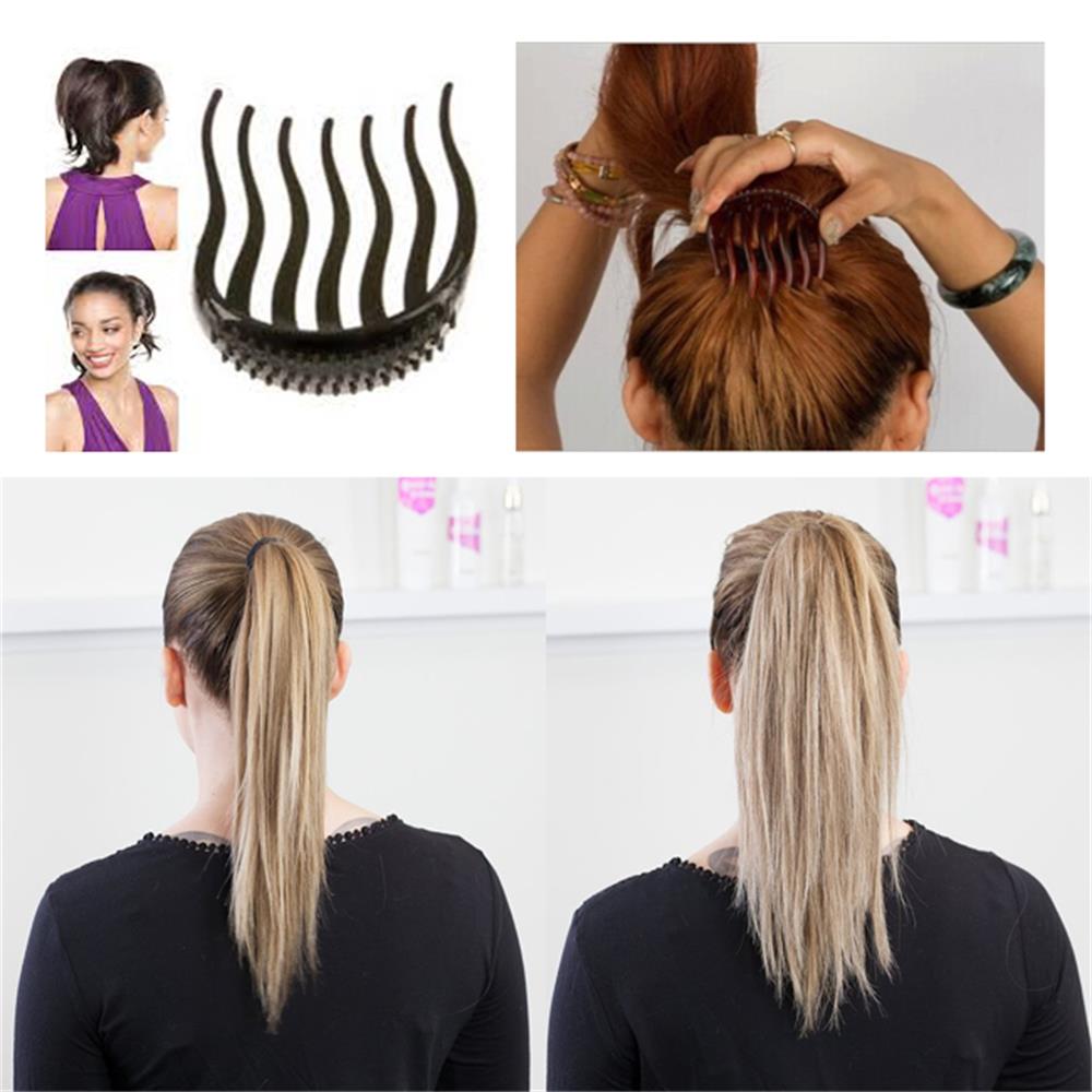 Create volume to your ponytail with this ponytail clip