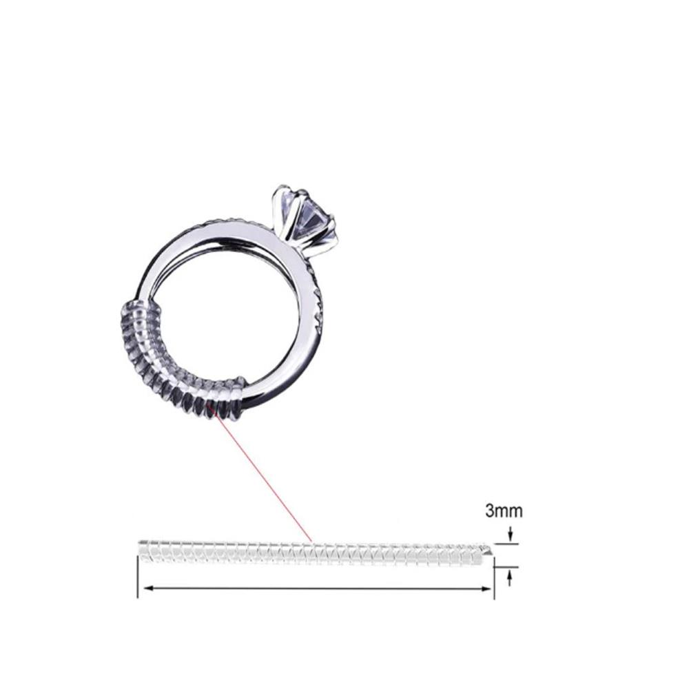 Transparent Spring Rope Ring Adjuster Ring Size Adjuster PU
