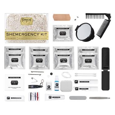 Shemergency Kit For Brides - Champagne Diamond Glitter Pinch Provision