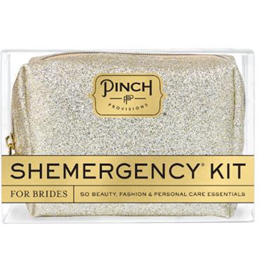 Shemergency Kit For Brides - Champagne Glitter Pinch Provision
