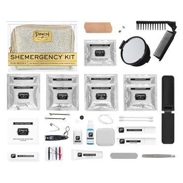Shemergency Kit For Brides - Champagne Glitter Pinch Provision