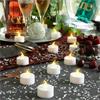 Set of 12 LED Tealight Candles