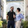 Duo Twin Umbrella - White - Shipping to Ireland Only