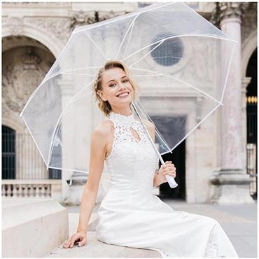 Duo Twin Umbrella - White - Shipping to Ireland Only