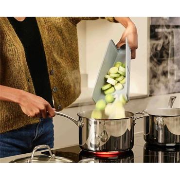 Joseph Joseph Chop2Pot Plus Blue Folding Chopping Board