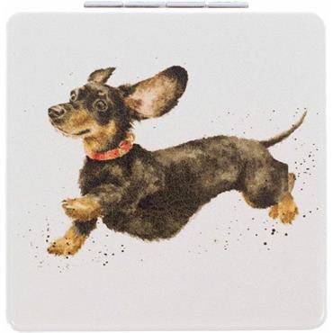 Wrendale Designs 'That Friday Feeling' Dachsund Compact Mirror