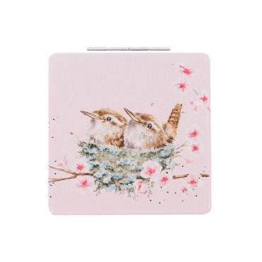 Wrendale Designs 'Home Tweet Home' Wren Compact Mirror