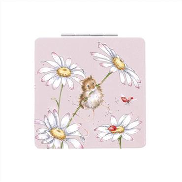 Wrendale Designs 'Oops a Daisy' Mouse Compact Mirror