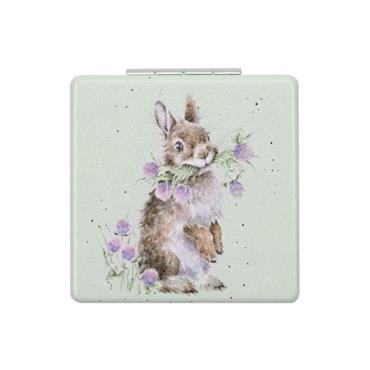 Wrendale Designs 'Head Clover Heels' Rabbit Compact Mirror
