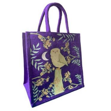 Nature's Craft Eco-Friendly Jute Bag - Owl