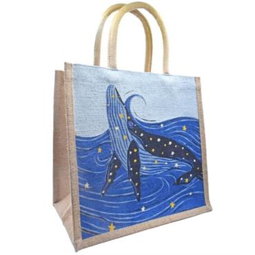 Nature's Craft Eco-Friendly Jute Bag - Whale