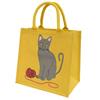Nature's Craft Eco-Friendly Jute Bag - Cat With Wool