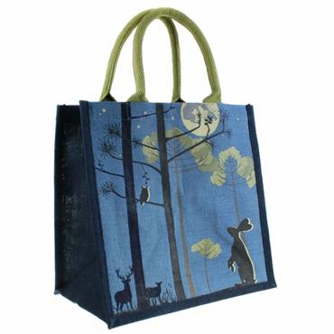 Nature's Craft Eco-Friendly Jute Bag - Hare In Moonlight