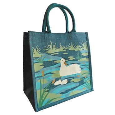 Nature's Craft Eco-Friendly Jute Bag - Ducks