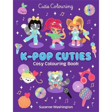 Suzanne Washington Kpop Cuties Colouring Book