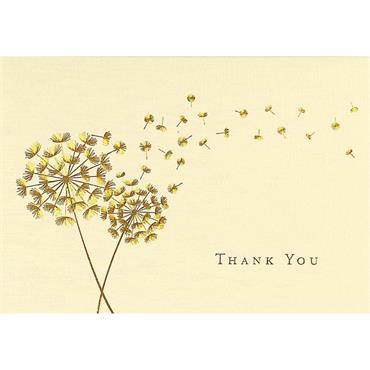 Peter Pauper Press Dandelion Wishes Thank You Note Cards