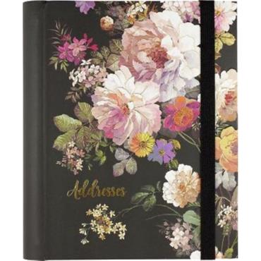 Peter Pauper Press Midnight Floral Address Book