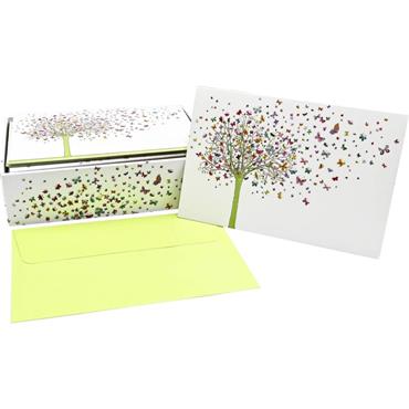 Peter Pauper Press Tree Of Butterflies Note Cards